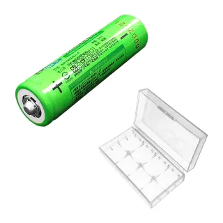 【YADI】LG 18650可充式鋰電池 尖頭 3400mAh 2入 附收納盒