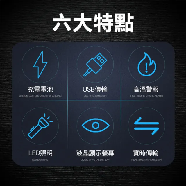 【工具達人】紅外線熱像儀 熱成像儀 熱影像器 手持熱顯儀 工業熱顯像儀 熱感應鏡頭 測溫儀(190-FLTG450+2)