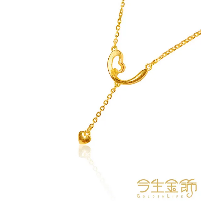 【今生金飾】愛上心頭項鍊(黃金項鍊)