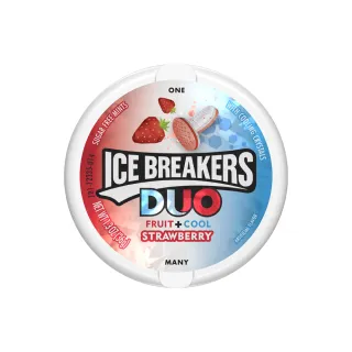 【Hersheys 好時】Icebreaker 薄荷錠-草莓口味(36g 薄荷糖)