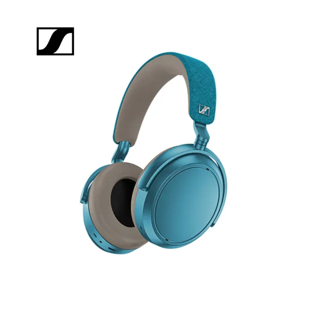 【SENNHEISER 森海塞爾】MOMENTUM 4 Wireless 主動降噪耳罩式藍牙耳機 湖水綠