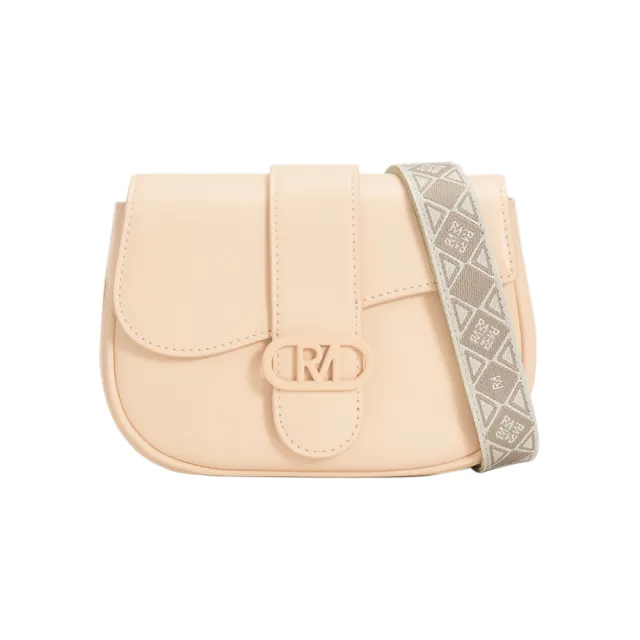 ROBINMAY】赫本軌跡斜背包-M(波浪弧紋/半圓馬鞍包型/多色任選