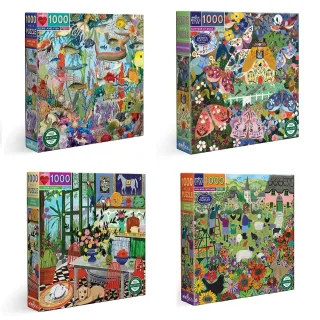 【eeBoo】1000 Piece Puzzle1000片拼圖 I5.(幼兒童男童女童大人桌遊遊戲拼圖拼圖- 四款可選)
