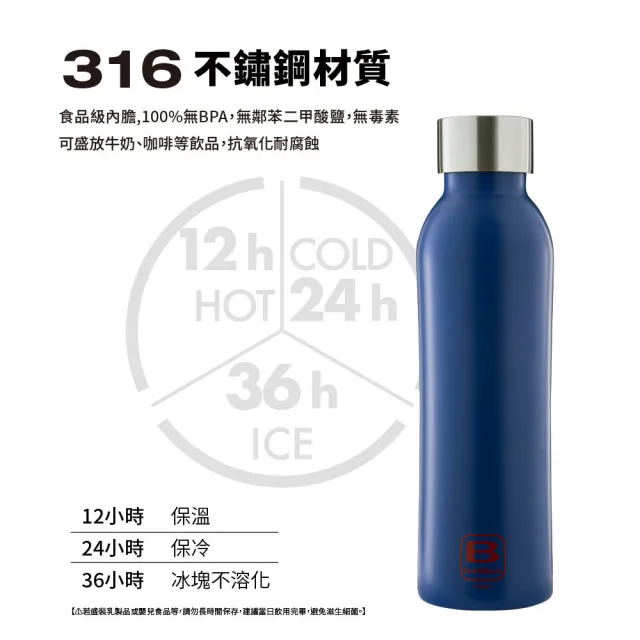 【Bugatti 布加迪】買1送1 義大利 馬卡龍系列 500ml保溫瓶(316醫療級不鏽鋼/任選2色)