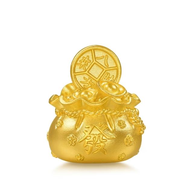 【點睛品】招財福袋 黃金擺件