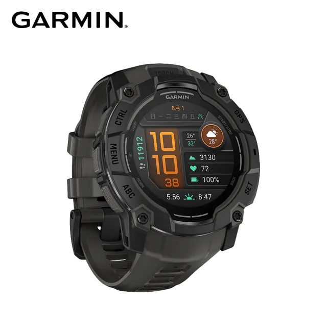 【GARMIN】INSTINCT 3 AMOLED 本我系列 GPS腕錶(50mm)
