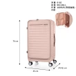 【AMERICAN TOURISTER 美國旅行者】28吋 FRONTEC 前開式/上掀式可擴充PC避震煞車輪行李箱/胖胖箱(多色可選)
