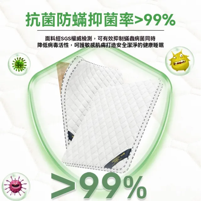 【歐德沐】三折疊椰棕床墊 180*200公分 防螨抗菌(硬墊棕櫚床墊  軟墊 榻榻米 預購15天)