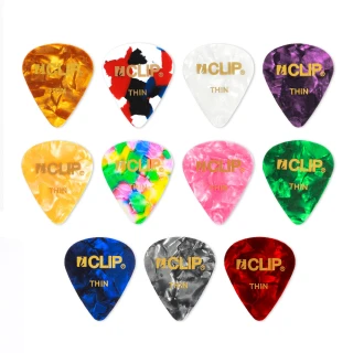 【iCLIP】賽璐璐 PICK 民謠吉他彈片 吉他pick 木吉他彈片 吉他/烏克麗麗 匹克 撥片(12片☆盒組)