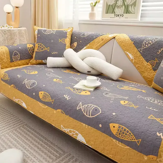 【BonBon naturel】經典暢銷款/超柔觸感 四季舒適防滑沙發墊(沙發墊/保潔墊/椅墊/遊戲墊)