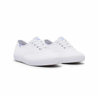 【Keds】CHAMPION 品牌經典帆布鞋小白鞋 新版型偏大 (9191W110002 WF34000 經典款 小白鞋)