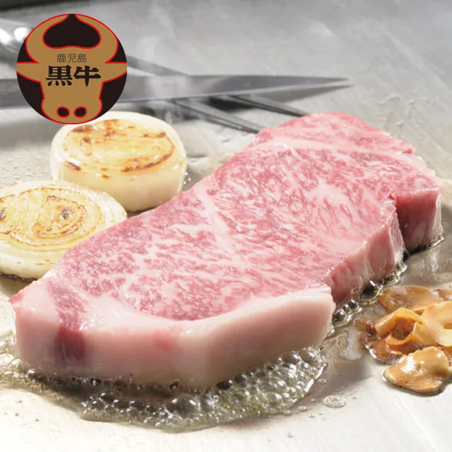 【勝崎生鮮】日本A5純種黑毛和牛肋眼牛排4片組(280公克±10% / 1片)