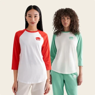 【Roots】女款-精選Roots 經典海狸LOGO長短袖T恤(多款可選)