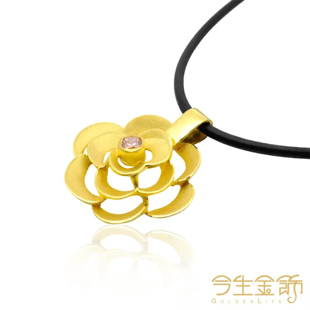 【今生金飾】喜悅風華墜(黃金墜飾)