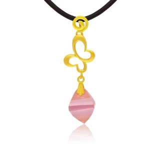 【今生金飾】親密飛舞墜(黃金墜飾)