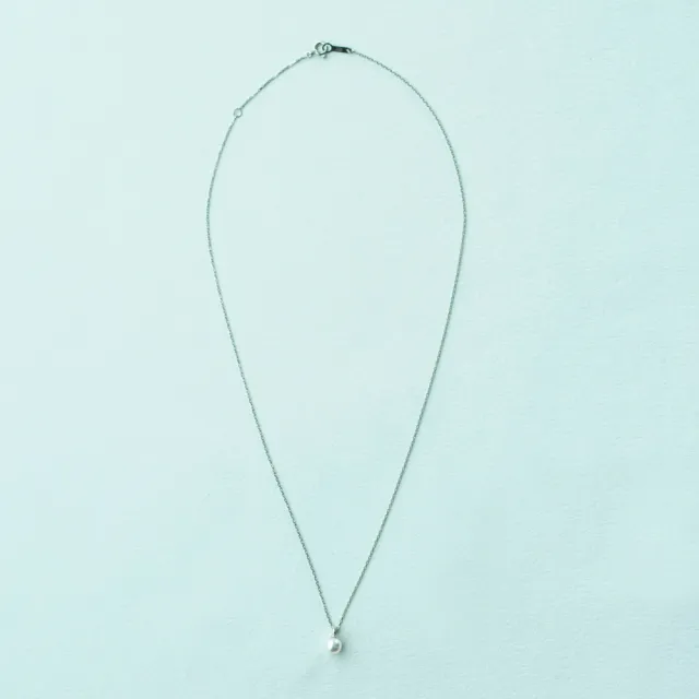 【ete】PT900/850 海水珍珠項鍊 M(鉑金色)