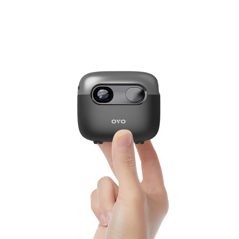 【OVO】小蘋果智慧投影機 U1-B(PD快充 內建喇叭 百吋投影 露營/戶外/家用)