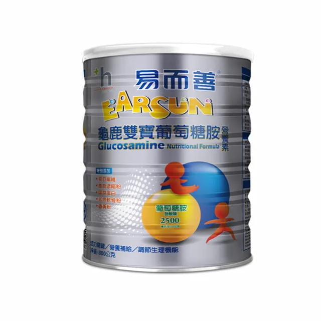【易而善】龜鹿雙寶葡萄糖胺營養素奶粉800gX1罐(膠原蛋白 鯊魚軟骨粉 薑黃 行動力)