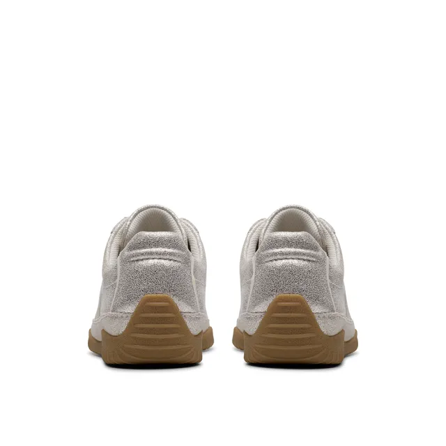 【Clarks】女鞋 Meridor Lo 流線型時尚橡膠薄底鞋 休閒鞋 運動鞋 德訓鞋(CLF83167C)