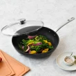 【ZWILLING 德國雙人】Enjoy不沾鍋深煎炒鍋平底鍋28cm附玻璃蓋(德國雙人牌集團官方直營)