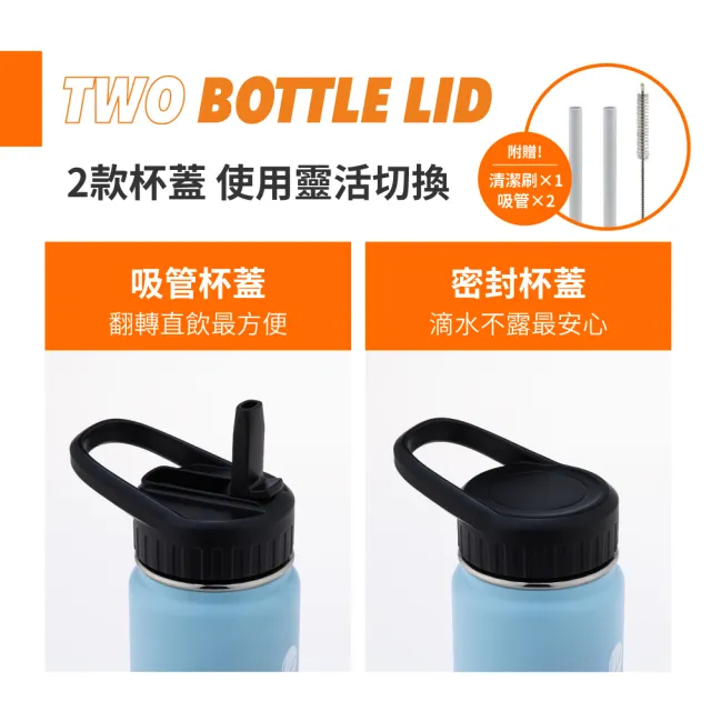 【SANTECO】官方直營 SOLUND 雙飲運動保溫壺 710ml 4色(漸層美型保溫杯)