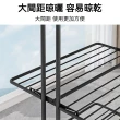 【名至】可移動折疊晾衣架 四層 360°靈活萬向輪(衣帽架 掛衣架 曬衣架 吊衣架 預購15天)