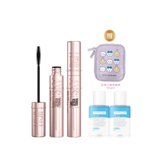 【MAYBELLINE 媚比琳】飛天翹防水睫毛膏2入組(#SKYHIGH#熱賣色煙灰粉)