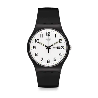 【SWATCH】TWICE AGAIN 經典手錶/男錶/女錶/瑞士製造 SO29B703(41mm)
