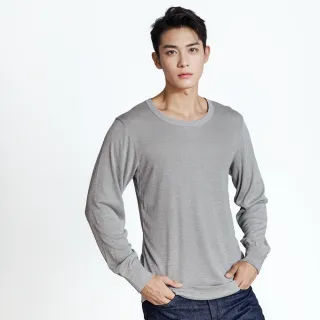 【GIAT 吉亞特】2件組-男保暖衣 竹炭蓄熱 長袖(台灣製MIT 出國 滑雪 登山 保暖 防寒 底層衣)