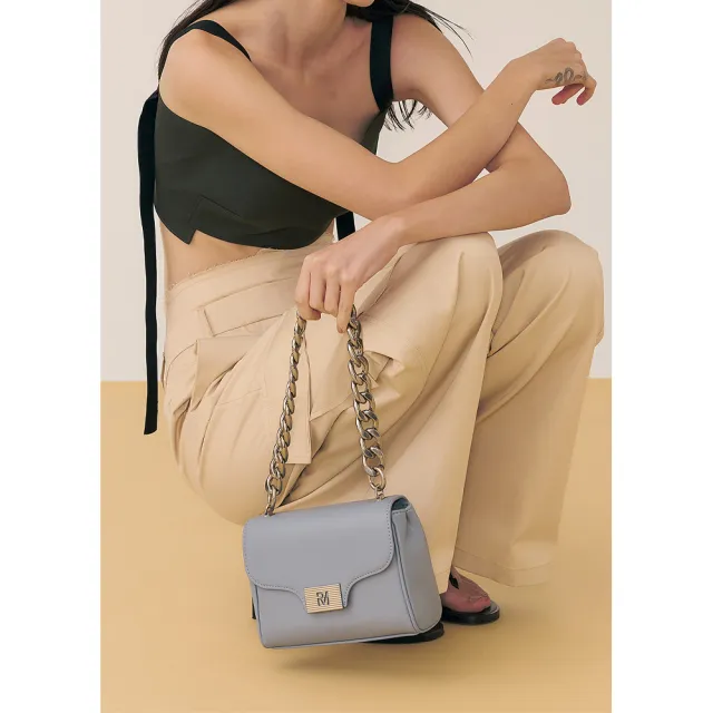 ROBINMAY】逆境搖滾斜背包(雙背法/小方包/粗鏈條/多色任選