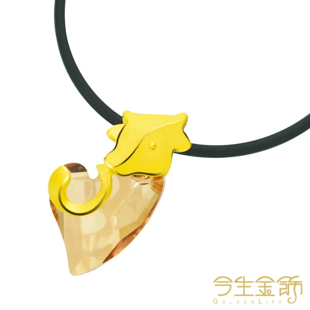 【今生金飾】樂情牛墜(黃金墜飾)