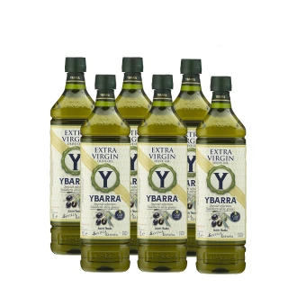 【YBARRA 益百萊】100%特級冷壓初榨橄欖油(1000mlx6瓶 PET食品級裝)