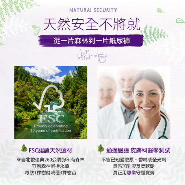 【麗貝樂】過夜神器 Touch黏貼型紙尿褲 M (4號24片/ 7-11kg適用)