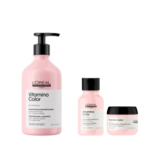 【L’OREAL 巴黎萊雅PRO】絲漾博飽和護色洗髮精500ml(護色首選/染髮必備/護髮/持久)