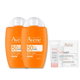 【Avene 雅漾官方直營】極速清爽防曬液SPF50 50ml_2入