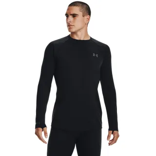 【UNDER ARMOUR】UA 男 Base 2.0 長袖大學T_1343244-001(黑色)