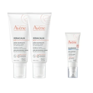 【Avene 雅漾官方直營】舒緩乾癢霜200ml  2入組(滋潤型)