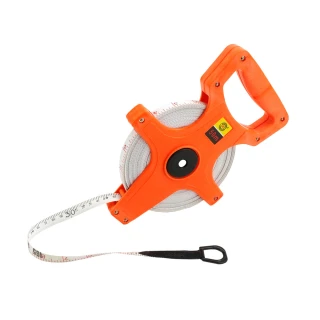 【MASTER】卷尺工具 50M 測量尺 手提式捲尺 工程捲尺 場地測量 公分捲尺 5-TM50C(布尺捲尺 室內裝潢測量)