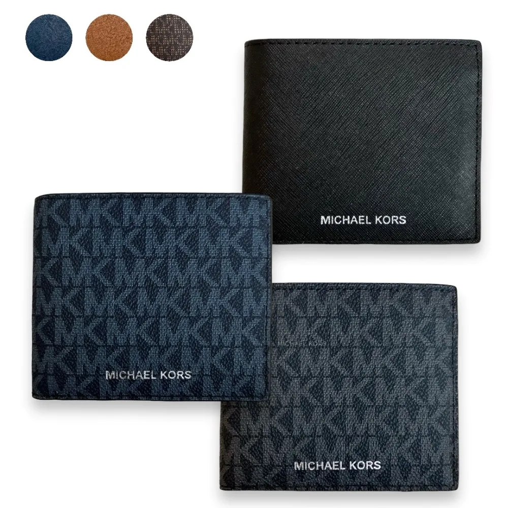 Michael Kors】MK 男生短夾PVC十字防刮皮革男款皮夾(36U9LCRF3B 多色可挑) - momo購物網- 好評推薦-2026年1月