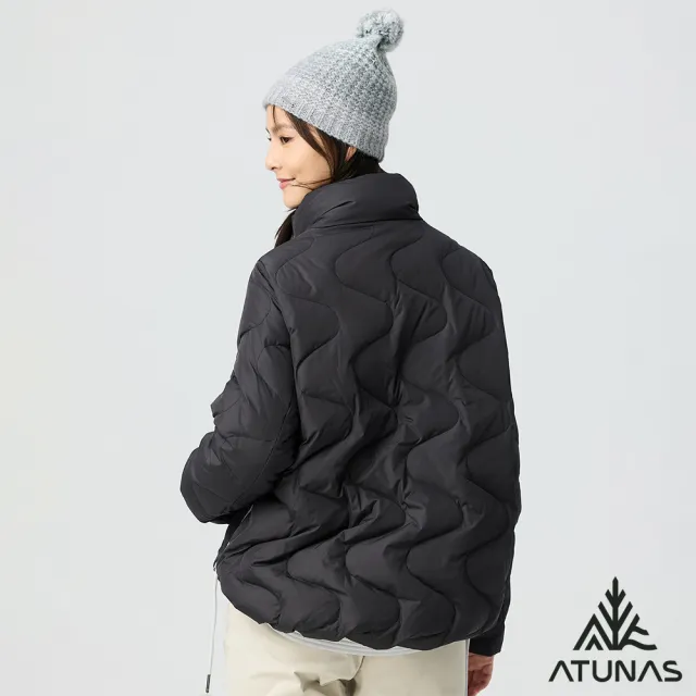 【ATUNAS 歐都納】女款韓系甜美防風保暖立領羽絨外套(A8GA2521W防潑水/都會時尚/休閒旅遊/日常穿搭)