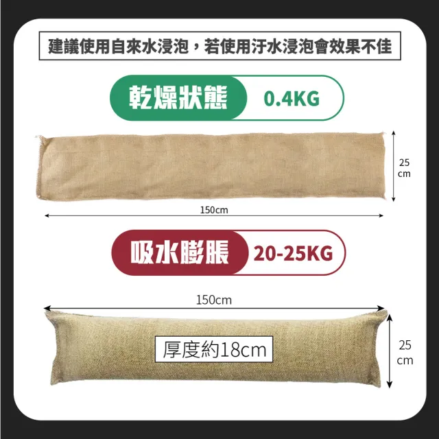 【OKAY!】緊急沙包 10入 科技沙包 淹水沙包 膨脹袋 防汛沙包袋 工程沙包袋 3-ESB25150(防颱沙包 防災沙包)
