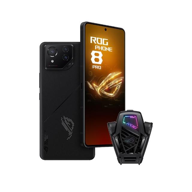 動力風扇組【ASUS 華碩】ROG Phone 8 Pro 5G 6.78吋(16G/512G/高通驍龍8 Gen3/5000萬鏡頭畫素/AI手機)