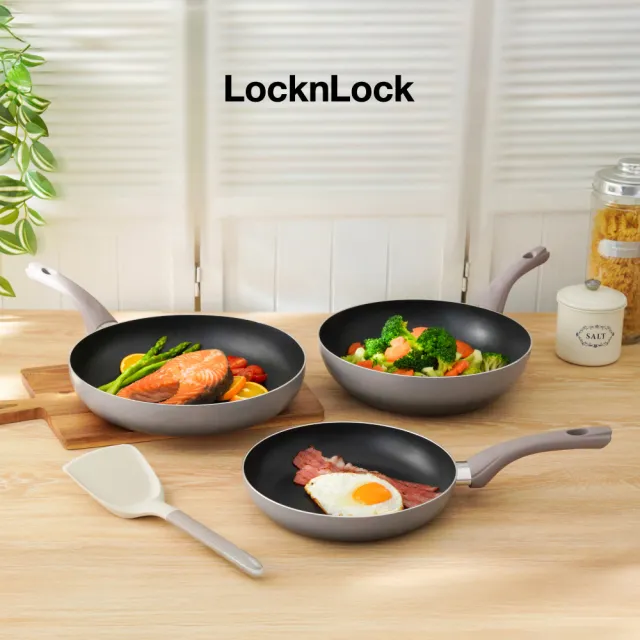 【LocknLock 樂扣樂扣】官方直營 輕曜漸層不沾IH炒鍋 28cm(超輕量設計/全爐具適用)