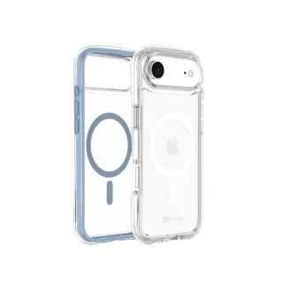 【MAXIA】iPhone 17 Air耐衝擊Air MAX磁吸保護殼(i17/Air/Pro/Pro Max 透明/淺藍)