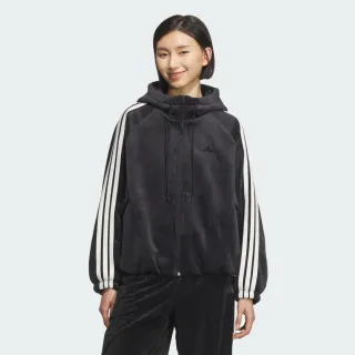 【adidas 愛迪達】DANCE 絲絨外套   女 KB7606