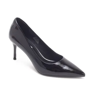 【steve madden】經典時尚素面高跟鞋 TWSEV(鏡黑色)