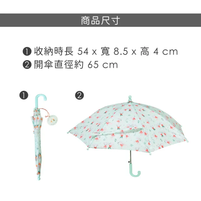 【Rex London】英國 兒童雨傘 米米與米洛 / 遮陽傘 晴雨傘 直傘