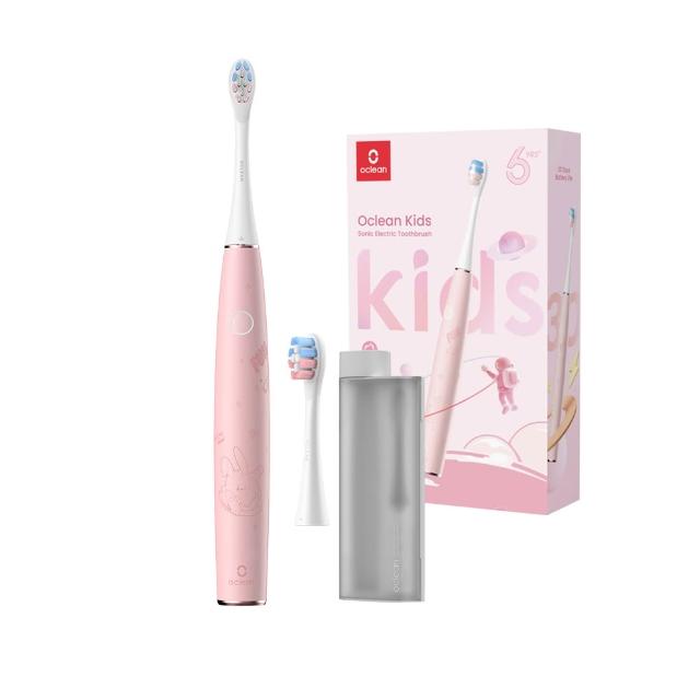 【Oclean 歐可林】Kids兒童音波電動牙刷(粉嫩紅)