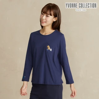 【YVONNE 以旺傢飾】DINOTAENG 電玩繡花上衣-星海藍