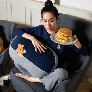 【YVONNE 以旺傢飾】DINOTAENG 鬆餅多功能靠枕-靚藍